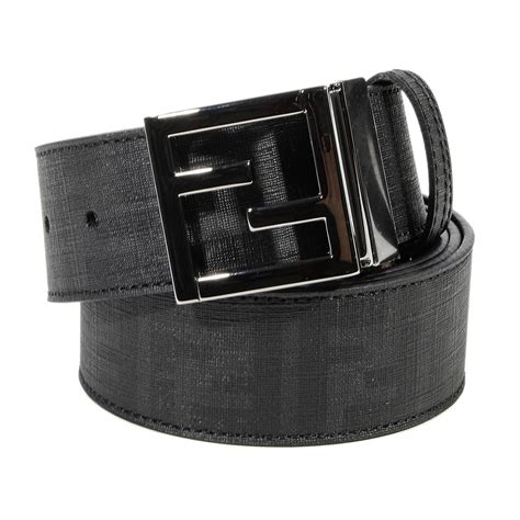 real black fendi belt|all black Fendi belt.